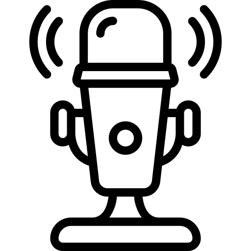Microphone audio voice microphones icon