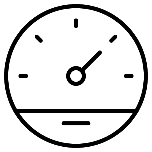 Meter limit mileage meter icon