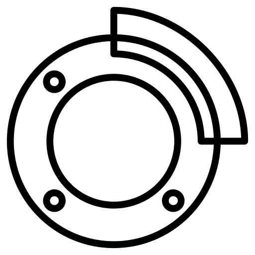Brakes disc brake transportation vehicle icon