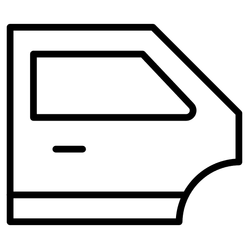 Car door vehicle window door icon