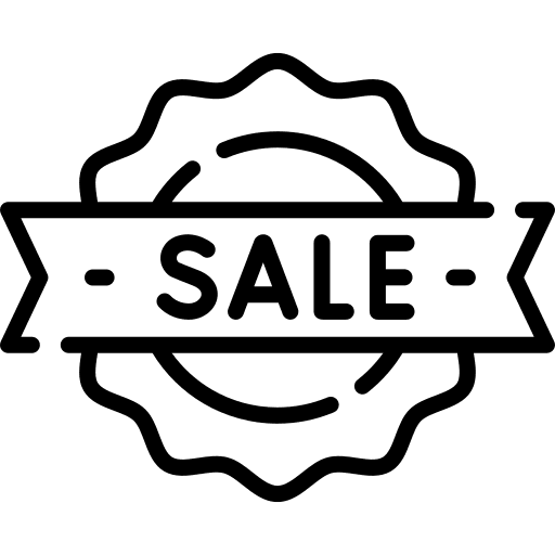 Sale bargain sales label icon