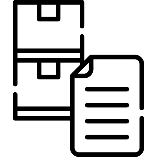 Warehouse warehouse management file icon