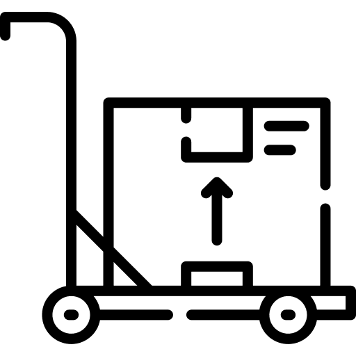 Delivery delivery cart deliver trolley icon