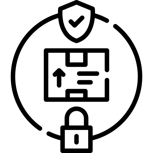 Protection parcel protection shipping and delivery icon