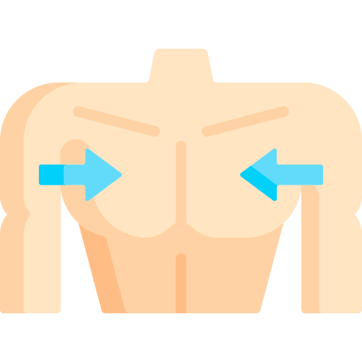 Chest chest body fitness icon