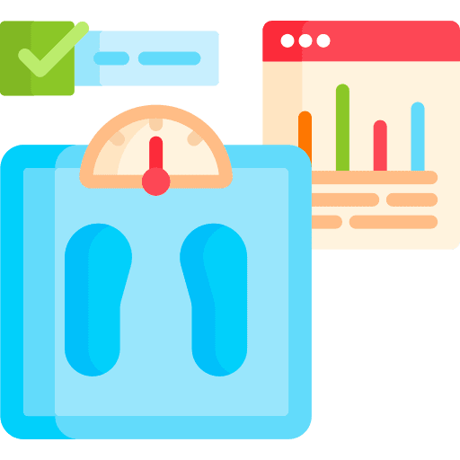 Weight scale electronics weight scale diet icon