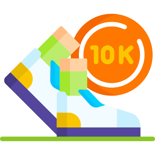 Pedometer pedometer feet walk icon