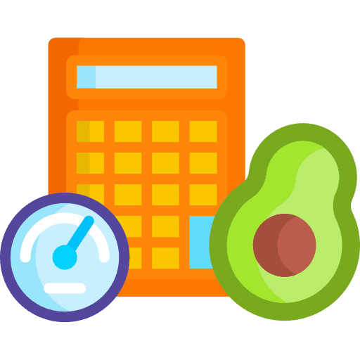 Calculator healthy food diet food and restaurant icon