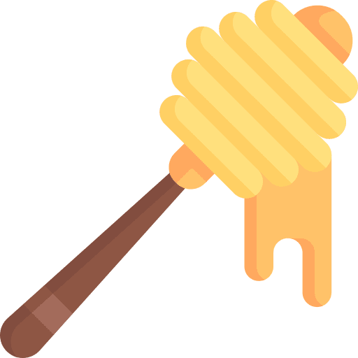 Honey dipper sweet honey icon