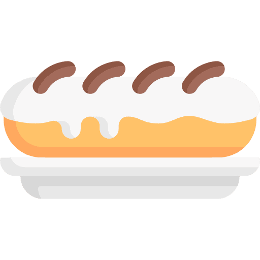 Eclair bakery eclair gastronomy icon Eclair bakery eclair gastronomy icon