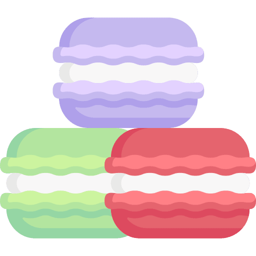 Macaron sugar macaron gastronomy icon Macaron sugar macaron gastronomy icon