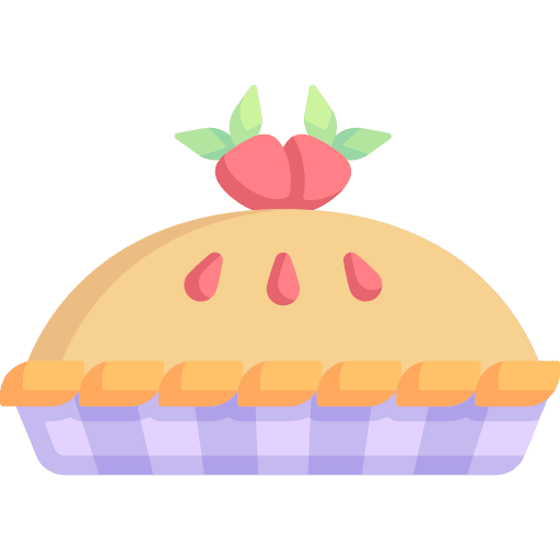 Pie gastronomy strawberry dessert icon Pie gastronomy strawberry dessert icon