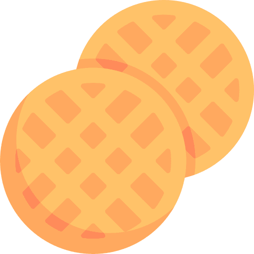 Wafer sweet food wafer food and restaurant icon Wafer sweet food wafer food and restaurant icon