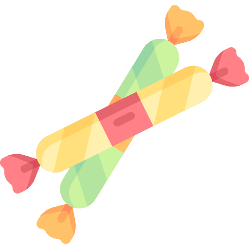 Candies dessert sugar wrapper icon Candies dessert sugar wrapper icon