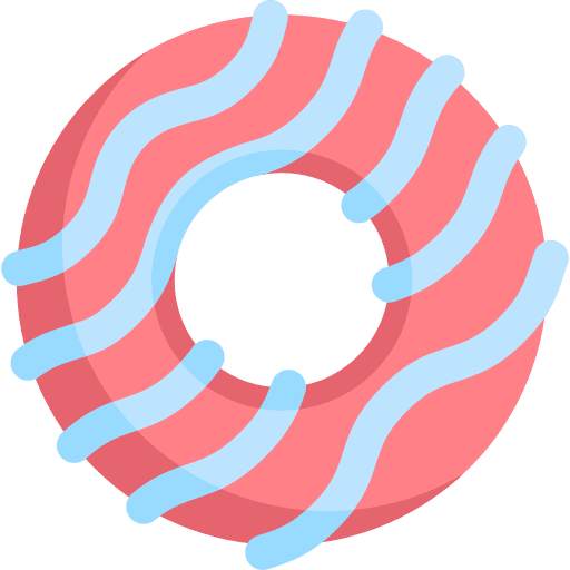 Donut sugar dessert food and restaurant icon Donut sugar dessert food and restaurant icon