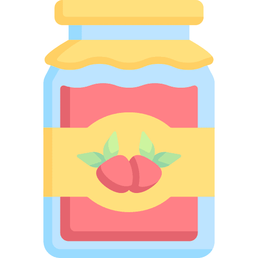 Jam sweet food strawberry jar icon Jam sweet food strawberry jar icon