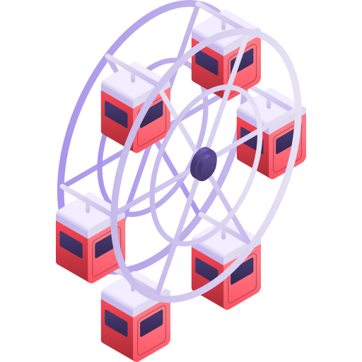 Ferris wheel amusement park entertainment fair icon Ferris wheel amusement park entertainment fair icon