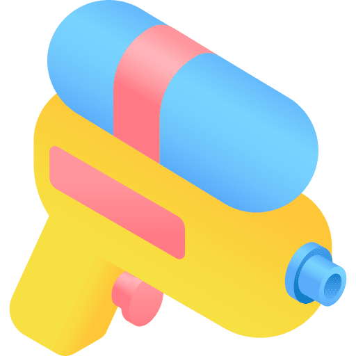 Water gun play child childhood icon Water gun play child childhood icon