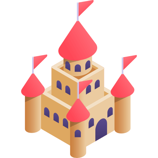 Castle castle building architecture and city icon Castle castle building architecture and city icon
