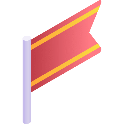 Flag isometric flags fairground icon Flag isometric flags fairground icon