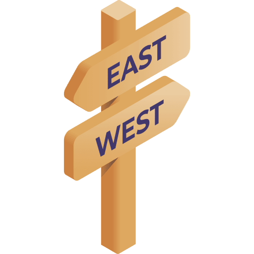 Signpost signal orientation direction icon Signpost signal orientation direction icon