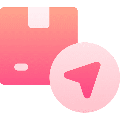 Gps shipping and delivery box delivery icon Gps shipping and delivery box delivery icon