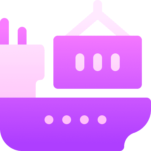 Cargo boat transportation shipping and delivery shipment icon Cargo boat transportation shipping and delivery shipment icon