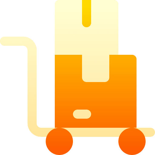 Trolley boxes shipping and delivery trolley icon Trolley boxes shipping and delivery trolley icon