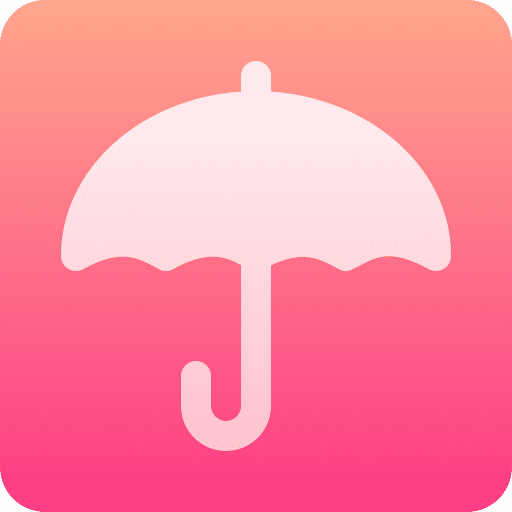 Umbrella package box delivery box icon Umbrella package box delivery box icon