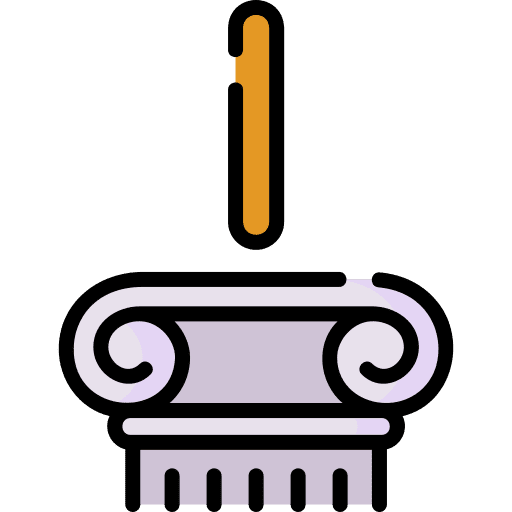 Iota iota capital letter column icon