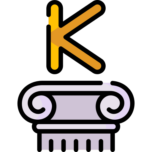 Kappa education language greek icon