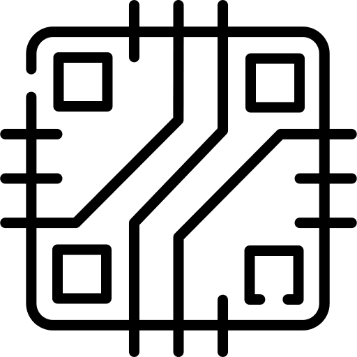 Chip circuit microchip circuit board icon Chip circuit microchip circuit board icon