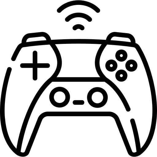 Videogame children video games control icon