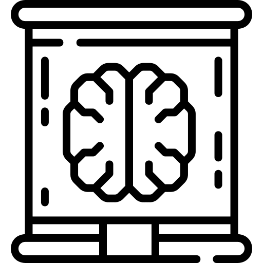 Brain brain healthcare and medical check icon Brain brain healthcare and medical check icon