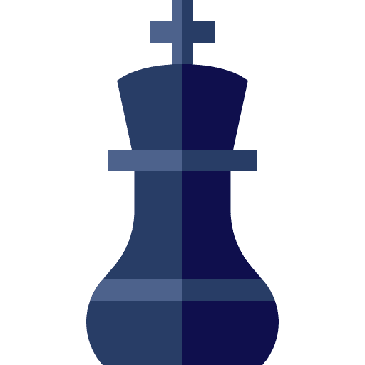 Chesspiece sports and competition mental sports king icon