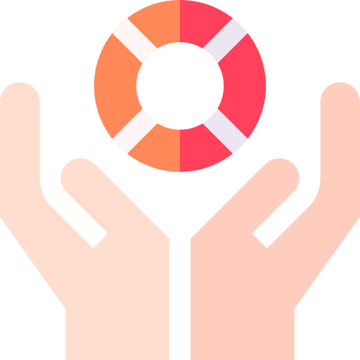 Lifebouy lifebuoy help hands and gestures icon