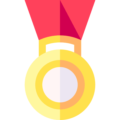Medal quality medal winner icon