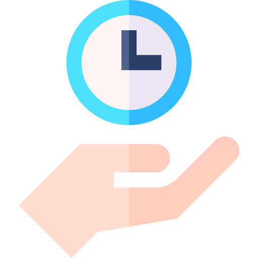 Time management time management clock hour icon