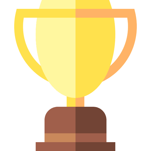 Trophy champion achievement award icon
