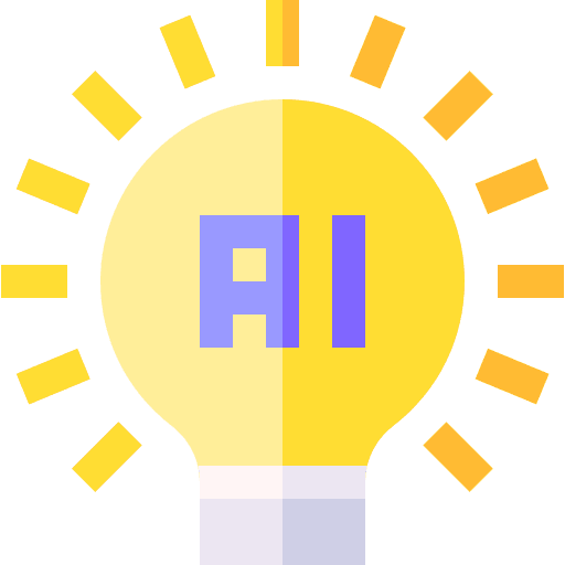 Artificial intelligence electronics technology innovation icon