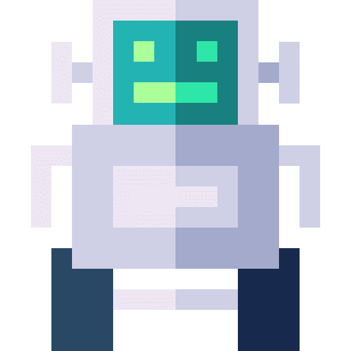 Robot machine ai artificial intelligence icon Robot machine ai artificial intelligence icon