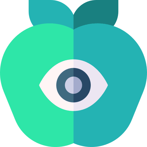 Apple technology artificial intelligence view icon Apple technology artificial intelligence view icon