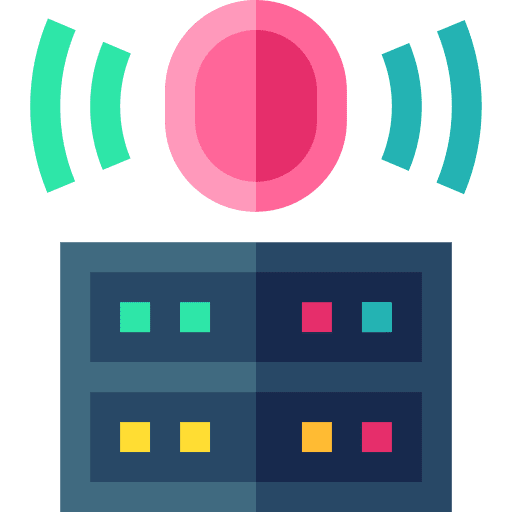 Big data ai technology electronics icon Big data ai technology electronics icon