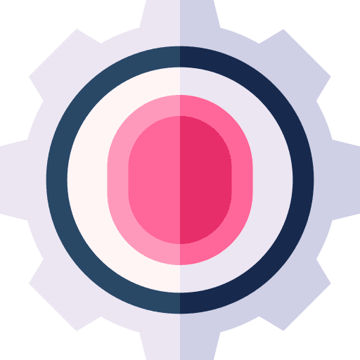 Gear ui settings artificial intelligence icon Gear ui settings artificial intelligence icon