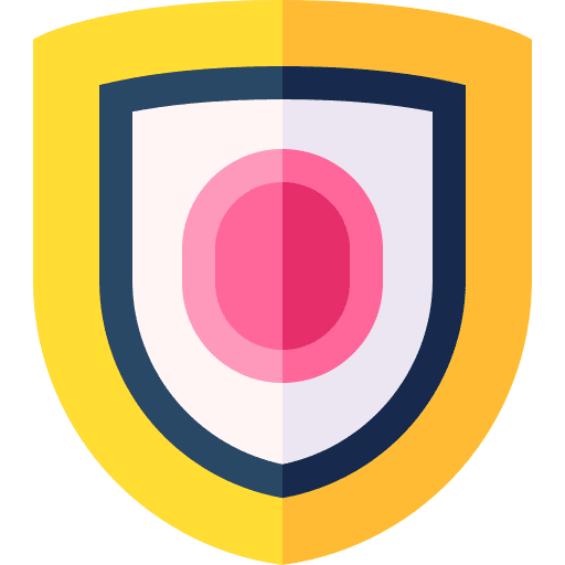 Shield artificial intelligence protection safety icon Shield artificial intelligence protection safety icon