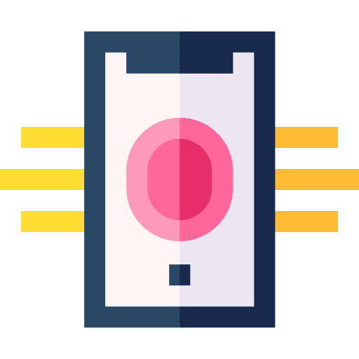 Smartphone technology communications artificial intelligence icon Smartphone technology communications artificial intelligence icon