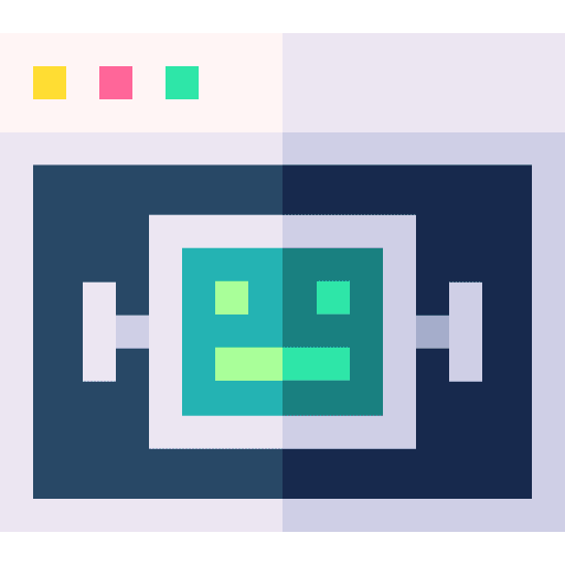 Web bot robot internet icon Web bot robot internet icon
