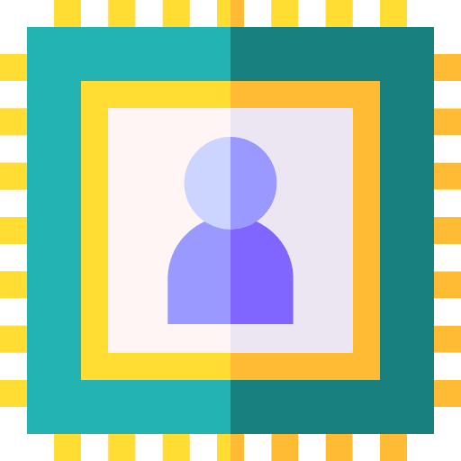 Cpu technology ai electronics icon Cpu technology ai electronics icon
