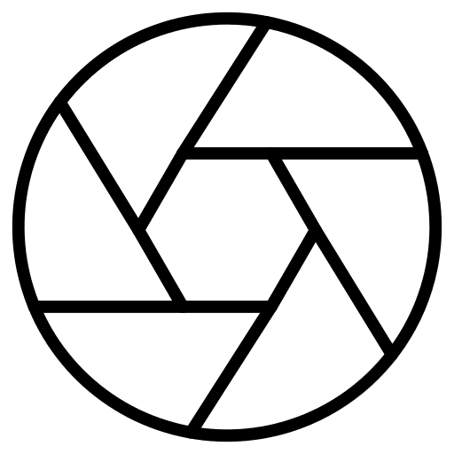 Lens camera zoom lens electronics icon