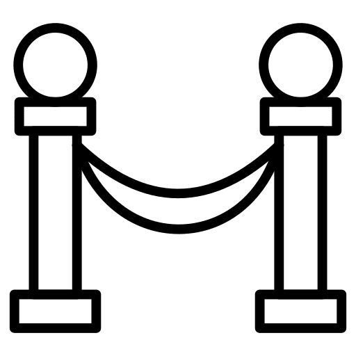 Limit limit barrier poles icon Limit limit barrier poles icon